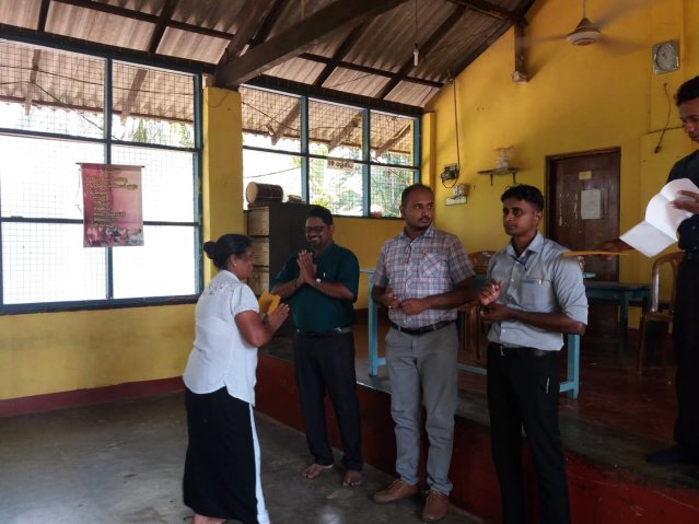 DONATION FOR FLOOD VICTIMS